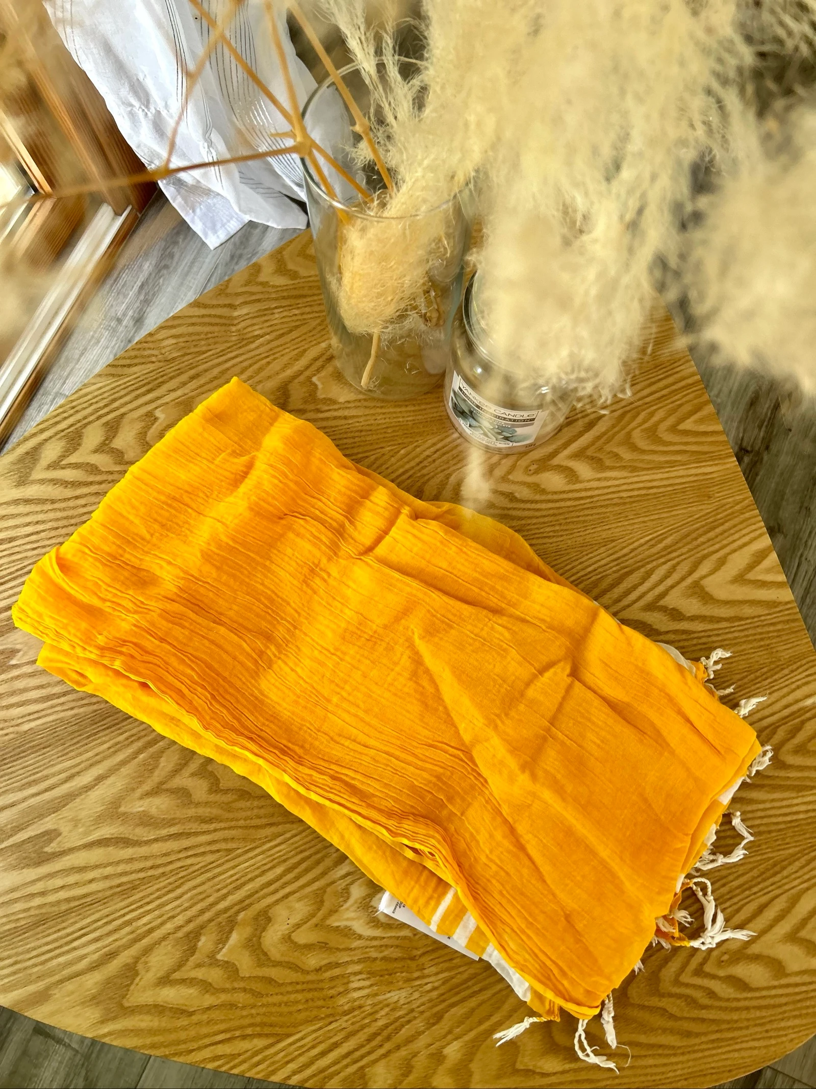 Parêo de praia amarelo vivo 100% algodão Envie de Fraise – photo 6